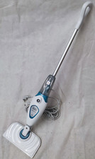 Black+Decker Scopa a Vapore Steam-Mop Basic FSM1615 1300W Bianco Turchese