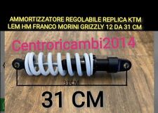 AMMORTIZZATORE REGOLABILE REPLICA KTM LEM HM FRANCO MORINI GRIZZLY 12 DA 31 CM 
