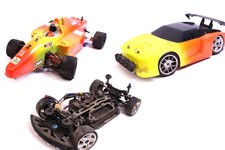 3x RC modello 1/10 telaio con