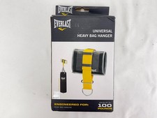 Everlast Boxe Appendiabiti Universale Pesante Taglia Unica, Nero, Giallo, Nuovo