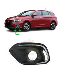 NUOVO PER FIAT TIPO 2015-2020 PARAURTI ANTERIORE FENDINEBBIA GRIGLIA SINISTRA NERO/CROMO