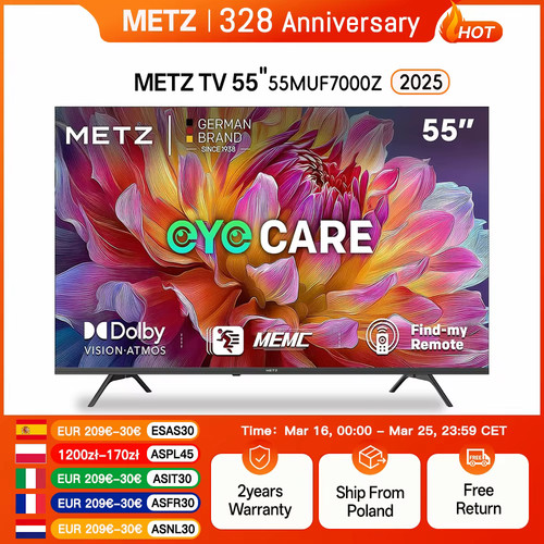 Metz pollici 4k uhd - 43,