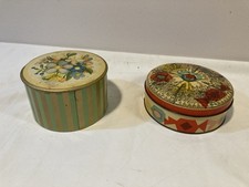 2 Scatole Latta Anni50/60 -Dulcora-Doufur