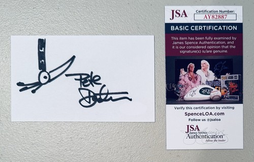 Carta 3x5 autografata - , firmata