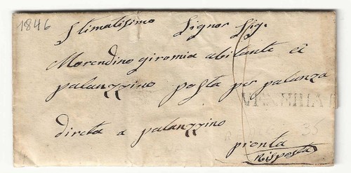 Sardegna prefilatelica 1846 - prefilatelica,