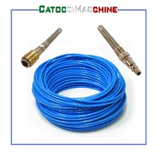 TUBO IN POLIURETANO ARIA COMPRESSA ABBACCHIATORI CON INNESTI ø 6 X 8 mm