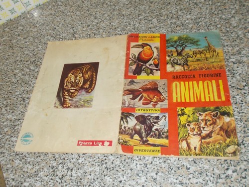 Album figurine animali lampo - album,