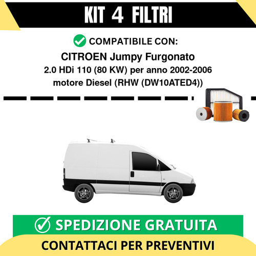 Kit filtri tagliando per - kit, 4