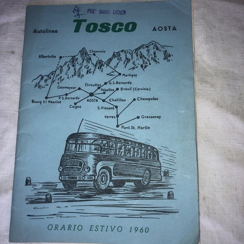 Autolinee tosco aosta - tosco, aosta-