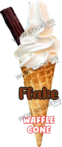 Adesivo furgone gelato fiocco