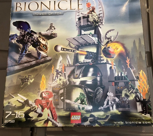 Lego bionicle 8758 torre dei - lego,