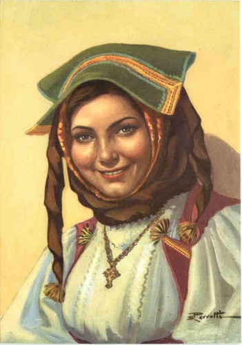 Costumi sardi samugheo - sardi,