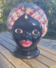 VASE Ancien TÊTE DE MAURE