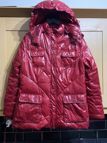 Giacca imbottita nylon rosso