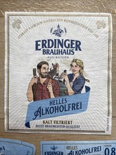 Etichetta birra analcolica Erdinger etichetta birra etichetta birra Baviera