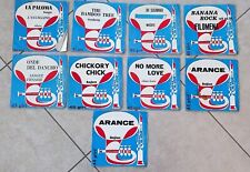 n. 9 DISCHI FLEXI DISC dischi in plastica leggera MONOFACCIALE anno 1960 VINTAGE