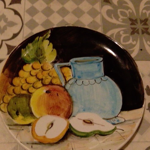 Piatto decorativo ceramica - decorativo, in