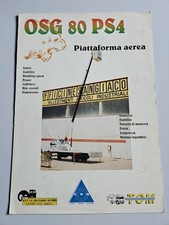Depliant Allestimenti Officine San Giacomo Piattaforma Aerea 80 PS4