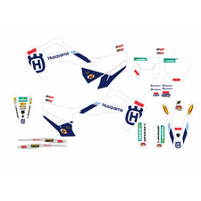 Kit adesivi grafiche Husqvarna Te Tc Fe Fc 125 250 300 350 450 2019 - 2023 moto