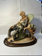 Statua Capodimonte Giuseppe Armani originale – Nonno addormentato con bambino