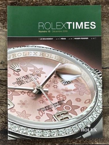 Rolex times magazine 2009 - times,