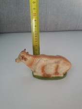 Statuina presepe in Bachelite/celluloide made in italy anni 50 dipinta a mano