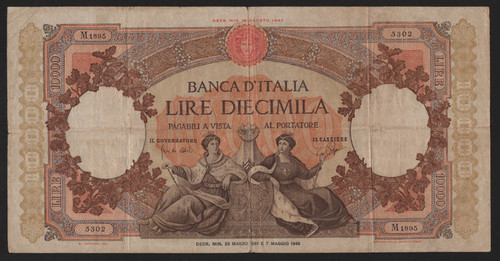 10000 lire repubbliche - lire,