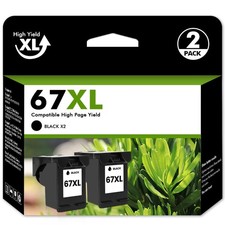 2PK 67XL Ink Cartridge Black