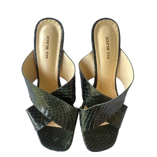Mules tutto nero pelle - tutto, di