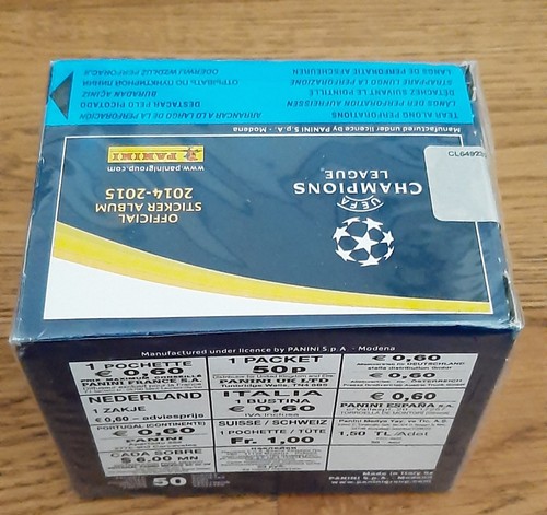 Box figurine panini champions - box,