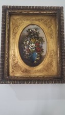 quadro antico fiori firmato
