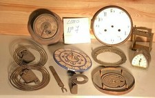 LOTTO n 7 STOCK VECCHI RICAMBI PER OROLOGI SVEGLIE VINTAGE