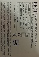 Vendo Causa inutilizzo 12 pannelli fotovoltaici da 300 watt Cad Con Staffe 