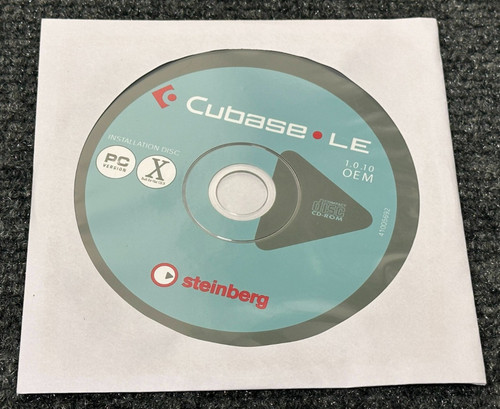 Cubase steinberg 10 - cubase, disco