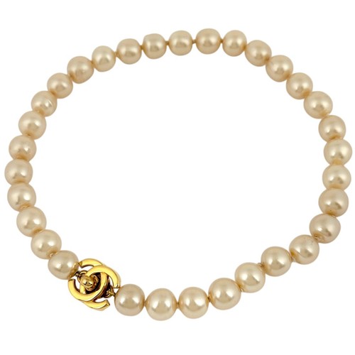 Collana perle finte chanel - di,