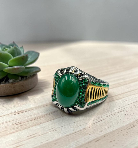 Anello uomo acciaio oro - ,