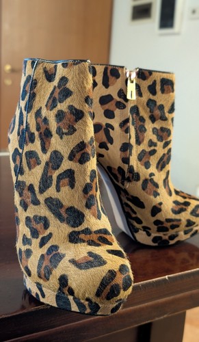Stivaletto cavallino animalier - stivaletto,