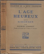 L'age heureux. Suivi de