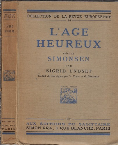 Age heureux suivi - l'age, de