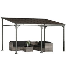 Outsunny Pergola Addossata 4x3