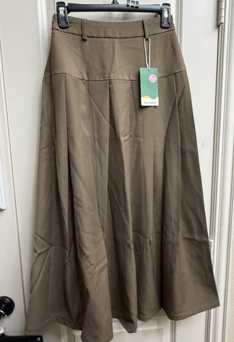 Maxi gonna donna plissettata