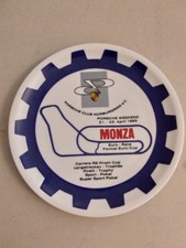 AUTODROMO MONZA  1995 PORSCHE WEEKEND CLUB NURBURGRING PIATTO IN CERAMICA