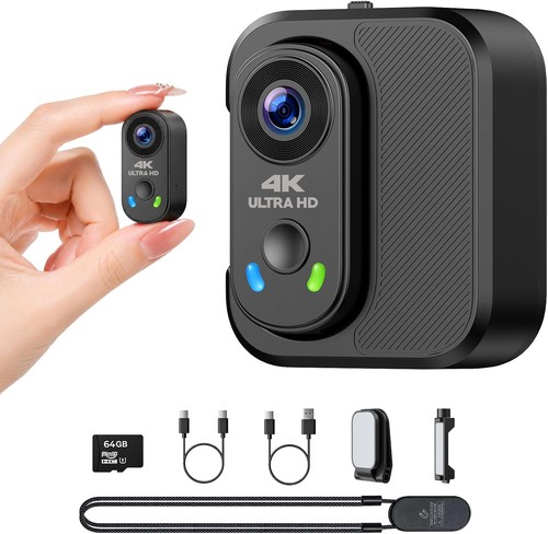 Mini action cam bodycam - 4k,