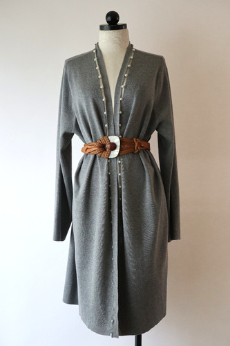 Cardigan lungo maglione
