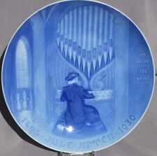 BING & GRONDAHL 1895 - 1930 B&G Piatto Giubileo di Natale: Il Vecchio Organista