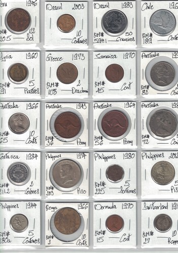 Monete mondiali lotto misto - mondiali,