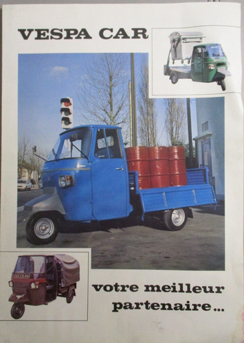 Catalogue vespa car - vespa, tri