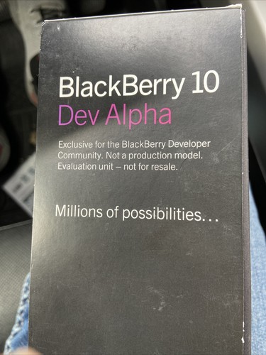 Blackberry dev alpha nuovo - dev, alpha.