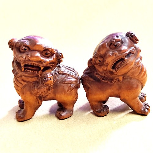 G8806 netsuke legno di - g8806,