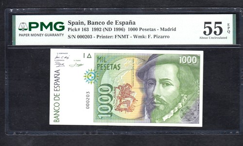 1000 pesetas 1992 - pesetas,